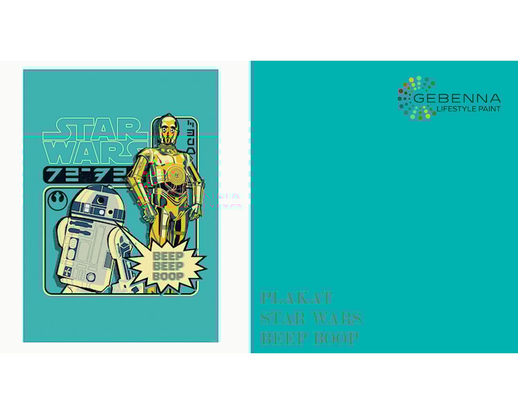 Plakat Star Wars Beep Boop